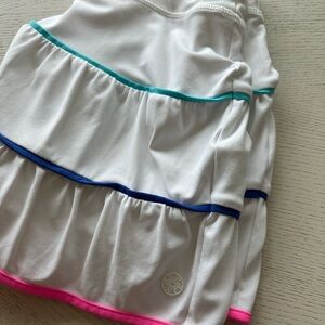 Lilly Pulitzer Peachy skort resort- white XXS